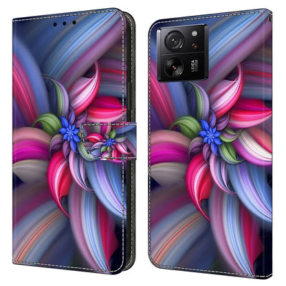 For Xiaomi Redmi K60 Ultra / 13T / 13T Pro Case  Folio PU Leather 3D Pattern Printing Phone Cover