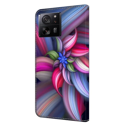 For Xiaomi Redmi K60 Ultra / 13T / 13T Pro Case  Folio PU Leather 3D Pattern Printing Phone Cover