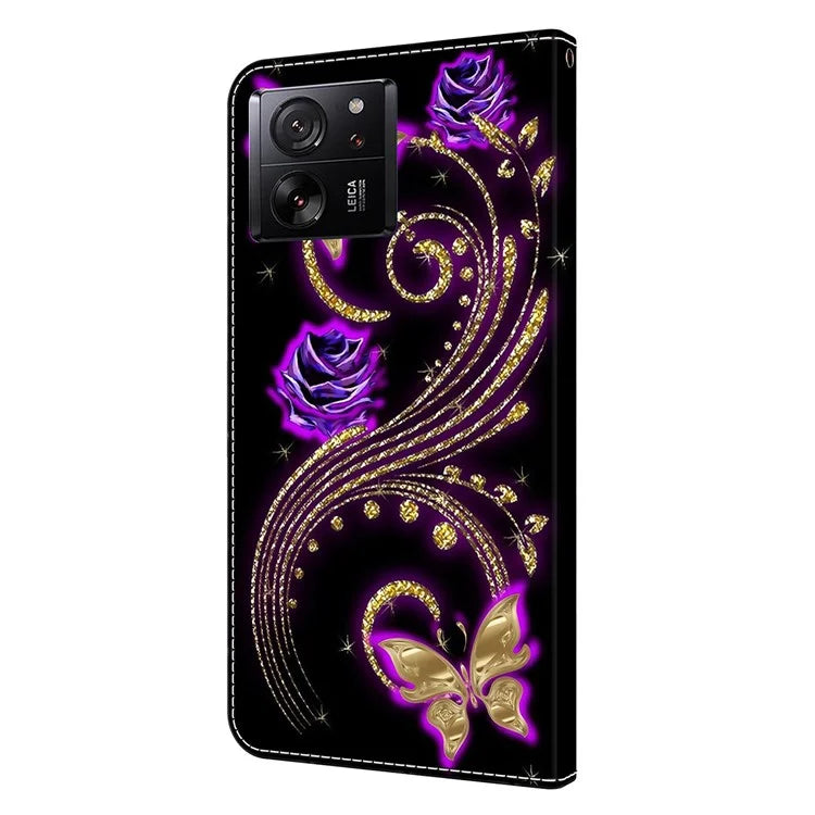 For Xiaomi Redmi K60 Ultra / 13T / 13T Pro Case  Folio PU Leather 3D Pattern Printing Phone Cover