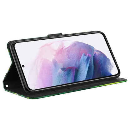 For Samsung Galaxy A05s 4G Case Flip PU Leather 3D Pattern Printing Phone Cover