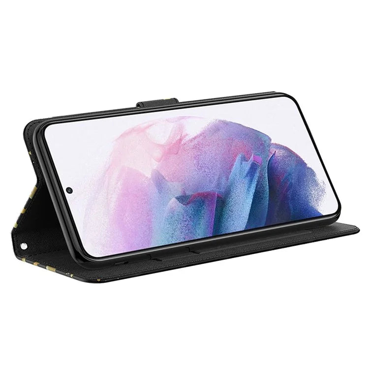For Samsung Galaxy A05s 4G Case Flip PU Leather 3D Pattern Printing Phone Cover