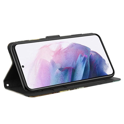For Samsung Galaxy A05s 4G Case Flip PU Leather 3D Pattern Printing Phone Cover