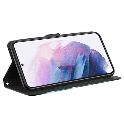For Samsung Galaxy A05s 4G Case Flip PU Leather 3D Pattern Printing Phone Cover