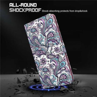 For Samsung Galaxy A05s 4G Case Flip PU Leather 3D Pattern Printing Phone Cover