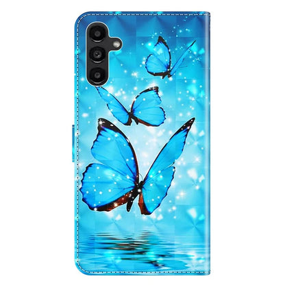 For Samsung Galaxy A05s 4G Case Flip PU Leather 3D Pattern Printing Phone Cover