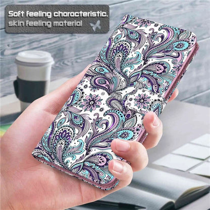 For Samsung Galaxy A15 4G Case 3D Pattern Print PU Leather Wallet Phone Cover