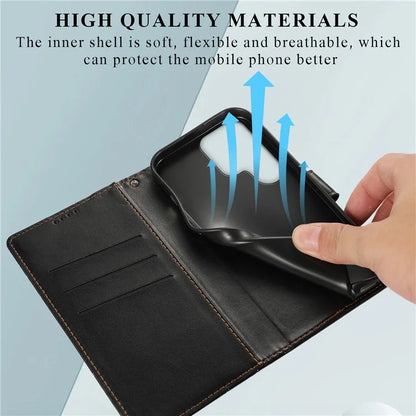 DF-06 For Samsung Galaxy S23 Ultra Case Lines Imprinted PU Leather Foldable Stand Phone Cover