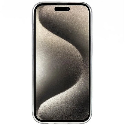For iPhone 15 Pro Case Starry Sky Sparkle Epoxy Shockproof TPU Phone Back Cover