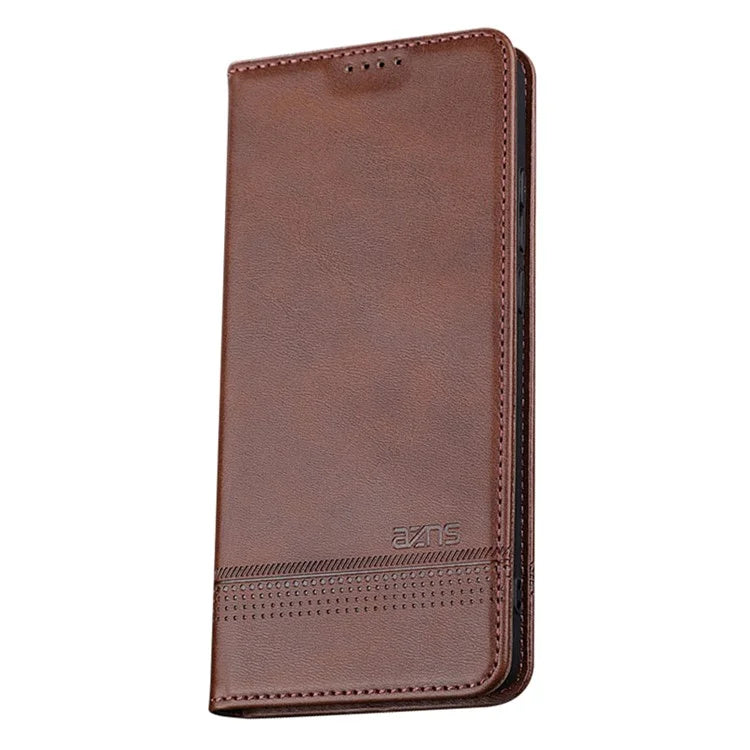 AZNS For Oppo A2 Pro 5G Case Cowhide Texture Leather Wallet Cover