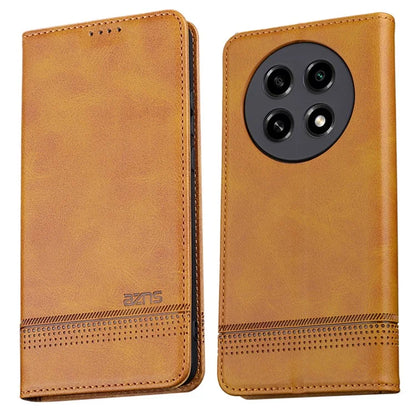 AZNS For Oppo A2 Pro 5G Case Cowhide Texture Leather Wallet Cover