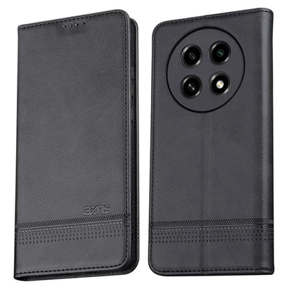 AZNS For Oppo A2 Pro 5G Case Cowhide Texture Leather Wallet Cover