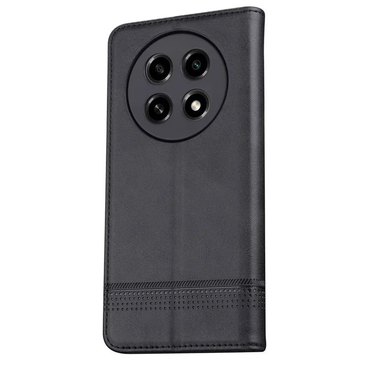 AZNS For Oppo A2 Pro 5G Case Cowhide Texture Leather Wallet Cover
