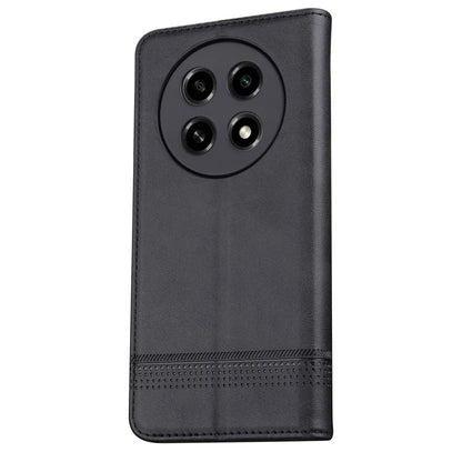 AZNS For Oppo A2 Pro 5G Case Cowhide Texture Leather Wallet Cover