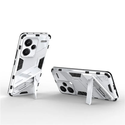 For Xiaomi Redmi Note 13 Pro+ 5G Case Anti-Scratch Kickstand PC+TPU Phone Cover