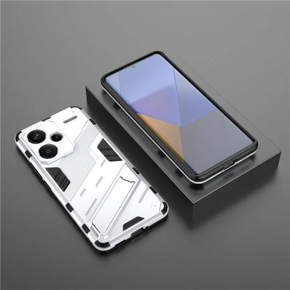 For Xiaomi Redmi Note 13 Pro+ 5G Case Anti-Scratch Kickstand PC+TPU Phone Cover