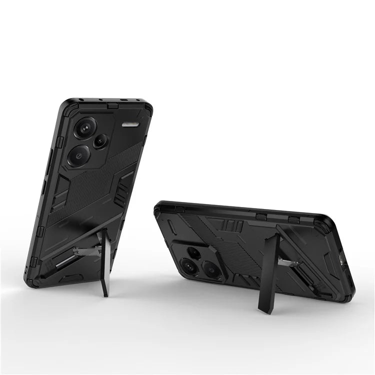 For Xiaomi Redmi Note 13 Pro+ 5G Case Anti-Scratch Kickstand PC+TPU Phone Cover