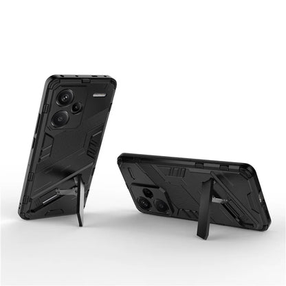 For Xiaomi Redmi Note 13 Pro+ 5G Case Anti-Scratch Kickstand PC+TPU Phone Cover