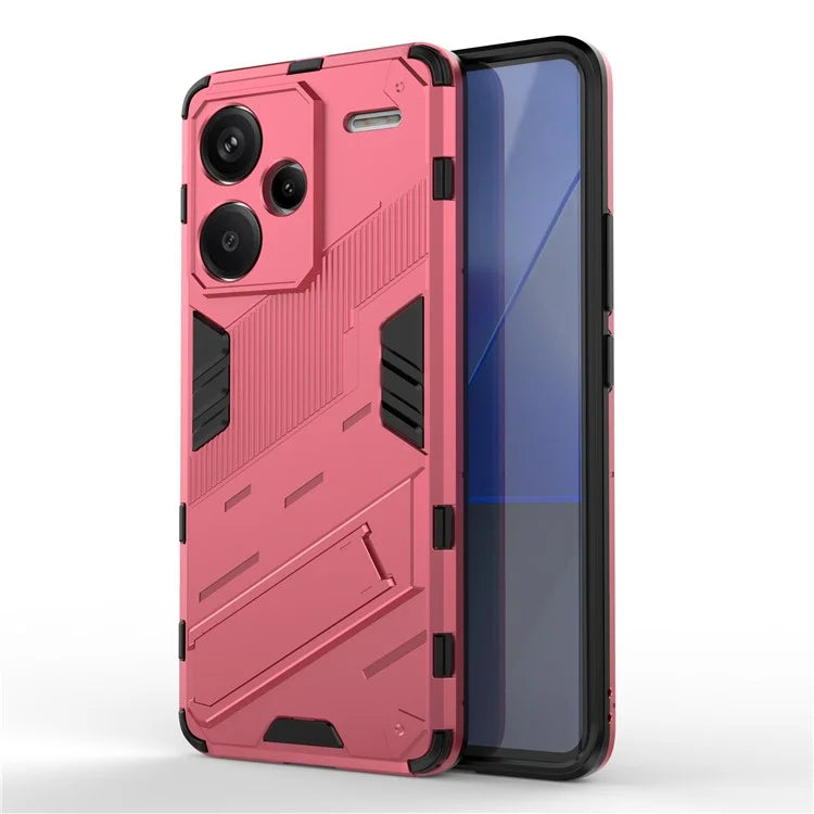For Xiaomi Redmi Note 13 Pro+ 5G Case Anti-Scratch Kickstand PC+TPU Phone Cover