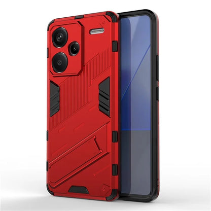 For Xiaomi Redmi Note 13 Pro+ 5G Case Anti-Scratch Kickstand PC+TPU Phone Cover