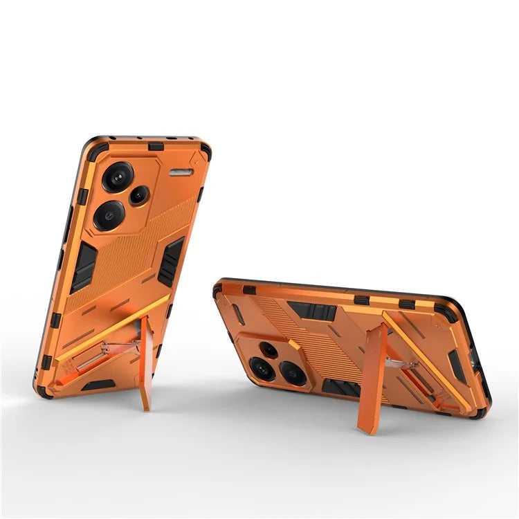 For Xiaomi Redmi Note 13 Pro+ 5G Case Anti-Scratch Kickstand PC+TPU Phone Cover
