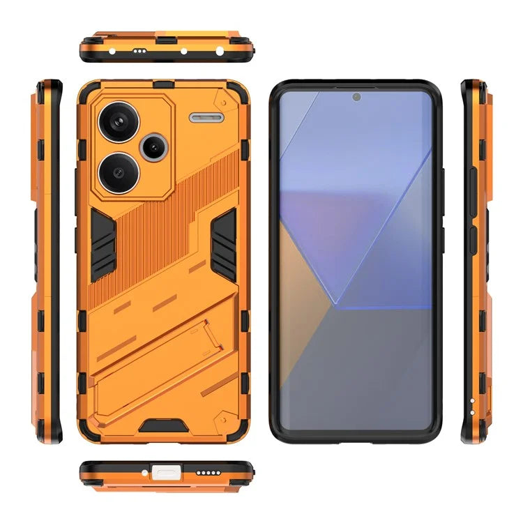 For Xiaomi Redmi Note 13 Pro+ 5G Case Anti-Scratch Kickstand PC+TPU Phone Cover