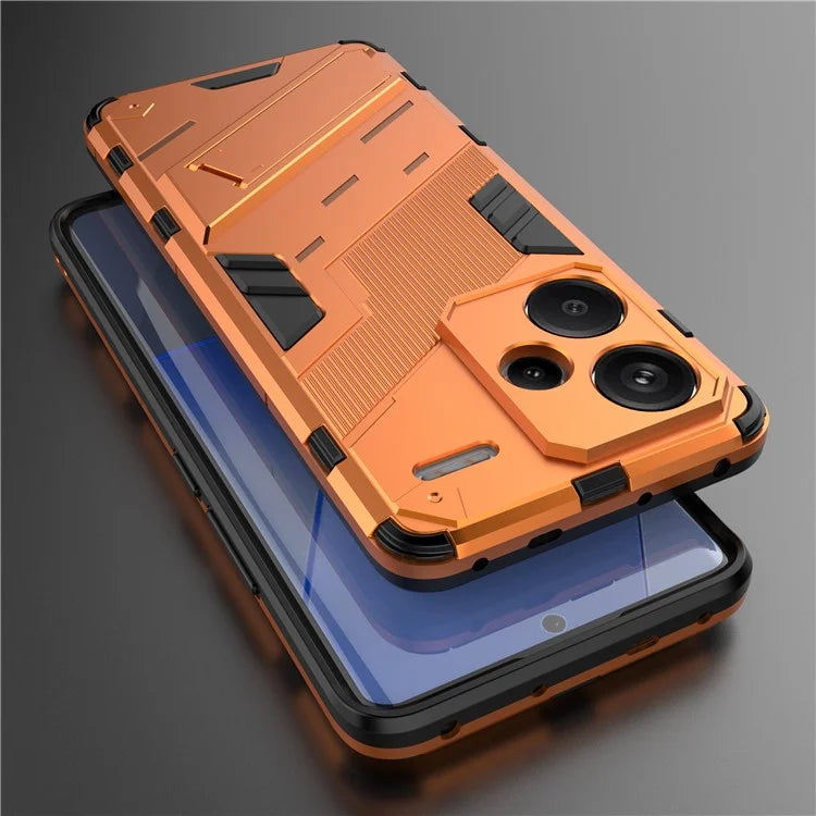 For Xiaomi Redmi Note 13 Pro+ 5G Case Anti-Scratch Kickstand PC+TPU Phone Cover