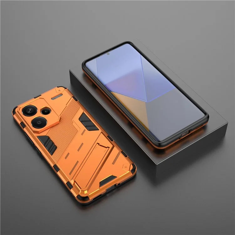 For Xiaomi Redmi Note 13 Pro+ 5G Case Anti-Scratch Kickstand PC+TPU Phone Cover