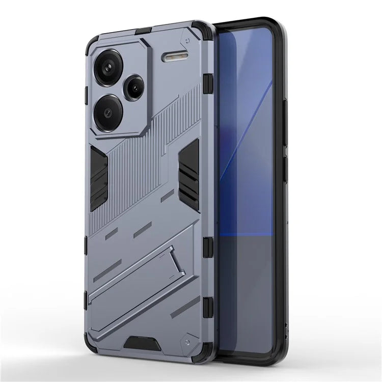 For Xiaomi Redmi Note 13 Pro+ 5G Case Anti-Scratch Kickstand PC+TPU Phone Cover