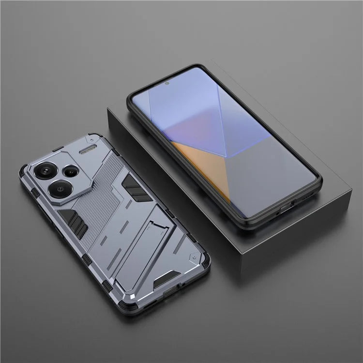 For Xiaomi Redmi Note 13 Pro+ 5G Case Anti-Scratch Kickstand PC+TPU Phone Cover