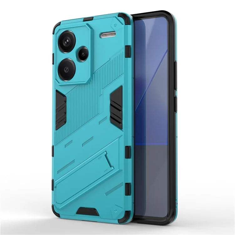 For Xiaomi Redmi Note 13 Pro+ 5G Case Anti-Scratch Kickstand PC+TPU Phone Cover