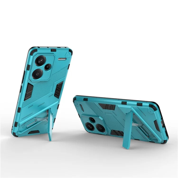 For Xiaomi Redmi Note 13 Pro+ 5G Case Anti-Scratch Kickstand PC+TPU Phone Cover