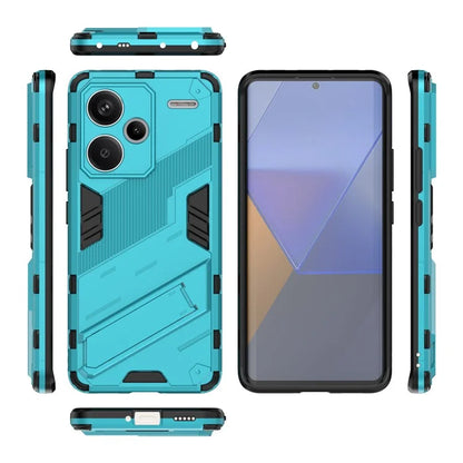 For Xiaomi Redmi Note 13 Pro+ 5G Case Anti-Scratch Kickstand PC+TPU Phone Cover