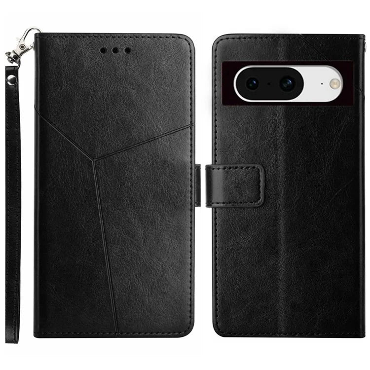 HT01 For Google Pixel 8a Case Imprinted Wallet Function Phone Leather Cover