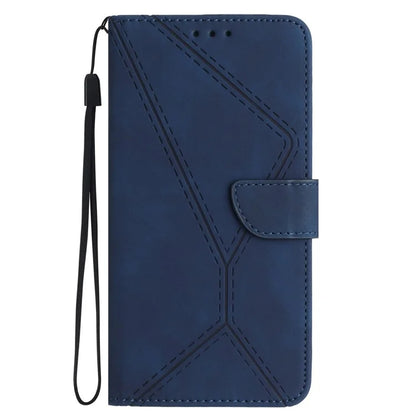 HT05 For Samsung Galaxy S24 Ultra Case Imprinted PU Leather Viewing Stand Phone Cover