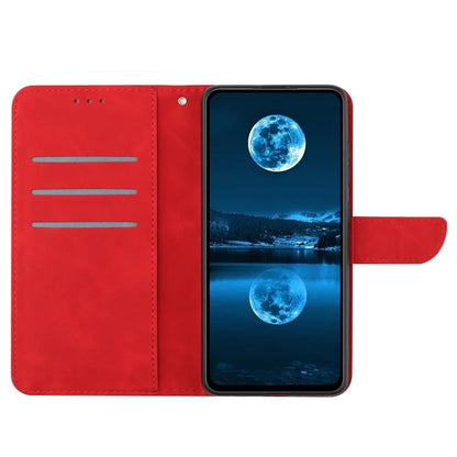 HT05 For Samsung Galaxy S24 Ultra Case Imprinted PU Leather Viewing Stand Phone Cover