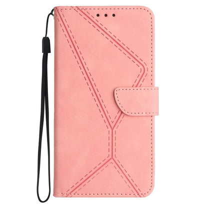HT05 For Samsung Galaxy S24 Ultra Case Imprinted PU Leather Viewing Stand Phone Cover