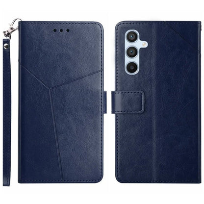 HT01 For Samsung Galaxy S24+ Case Drop-proof Imprinted Leather Phone Cover