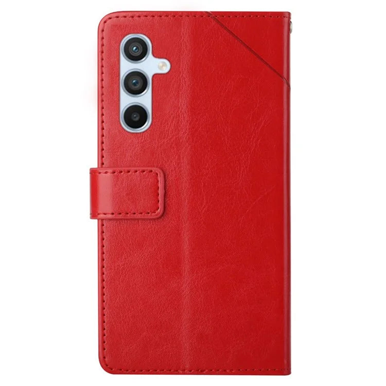 HT01 For Samsung Galaxy S24+ Case Drop-proof Imprinted Leather Phone Cover
