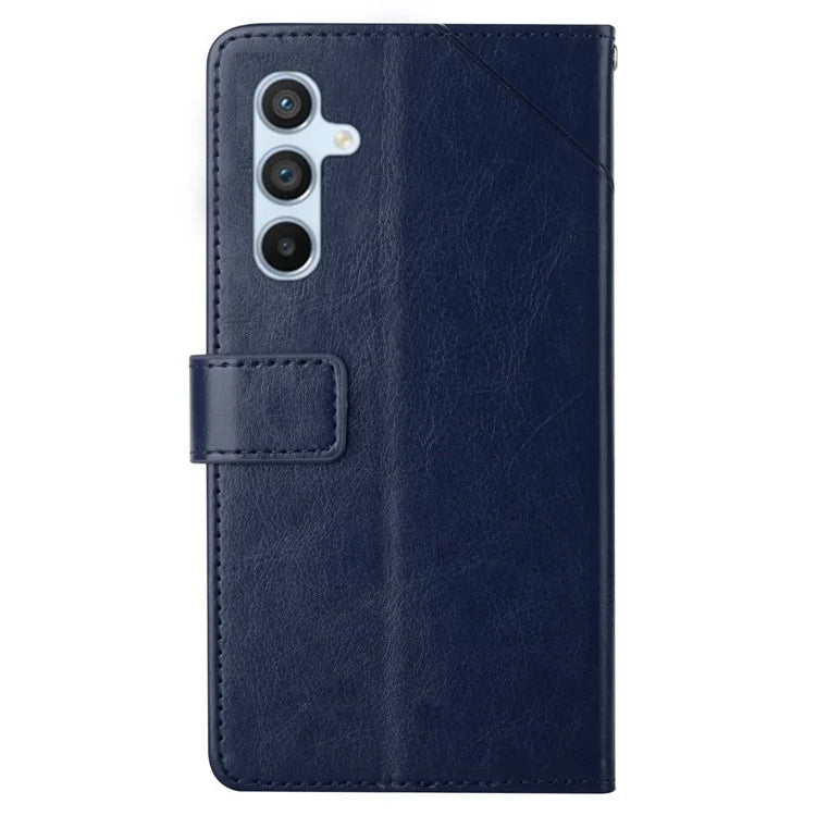HT01 For Samsung Galaxy S24 Case Imprinted Flip Shell Leather Phone Cover