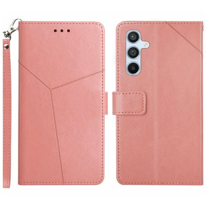 HT01 For Samsung Galaxy S24 Case Imprinted Flip Shell Leather Phone Cover