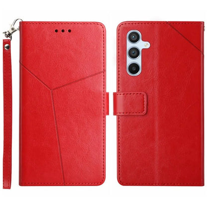 HT01 For Samsung Galaxy S24 Case Imprinted Flip Shell Leather Phone Cover