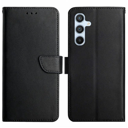 HT02 For Samsung Galaxy S24+ Case Genuine Cow Leather Anti-fall Phone Cover
