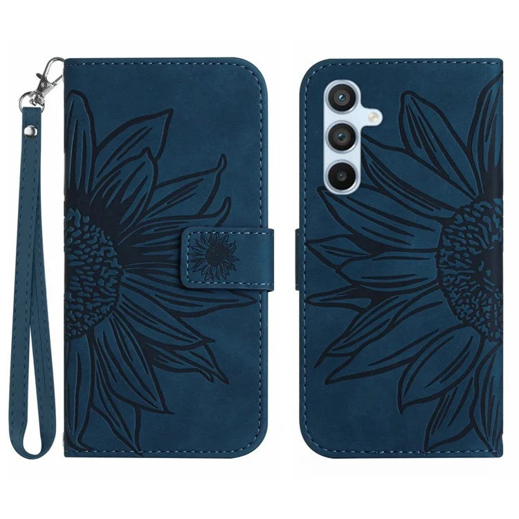 HT04 For Samsung Galaxy A15 4G Cover Skin-touch PU Leather Phone Case