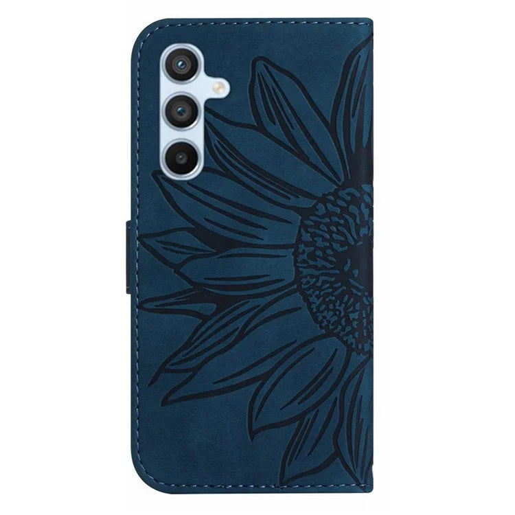 HT04 For Samsung Galaxy A15 4G Cover Skin-touch PU Leather Phone Case