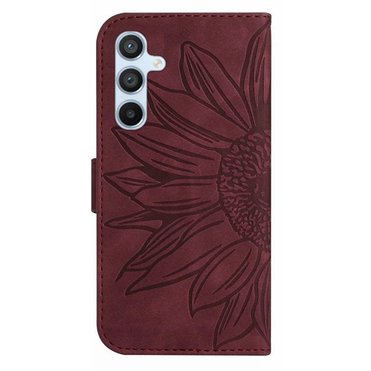 HT04 For Samsung Galaxy A15 4G Cover Skin-touch PU Leather Phone Case