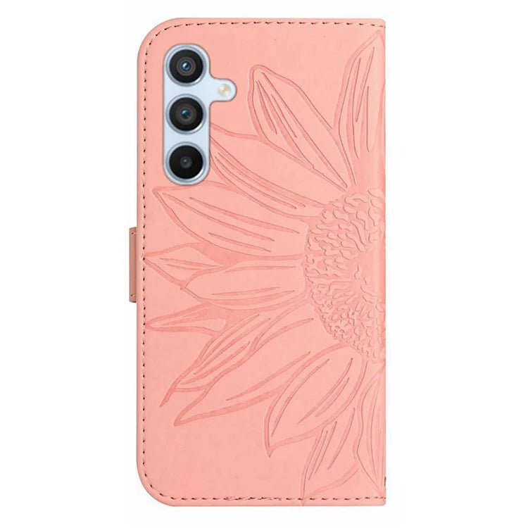 HT04 For Samsung Galaxy A15 4G Cover Skin-touch PU Leather Phone Case
