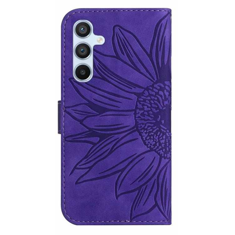 HT04 For Samsung Galaxy A15 4G Cover Skin-touch PU Leather Phone Case
