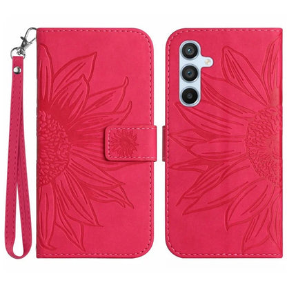 HT04 For Samsung Galaxy S24+ Cover Scratch Resistant PU Leather Phone Case