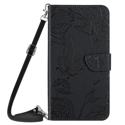HT03 For Samsung Galaxy S24+ Case Leather Wallet Flip Stand Phone Cover with Shoulder Strap