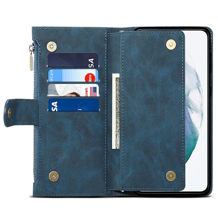 ESEBLE Star Series For Samsung Galaxy S24 Ultra Case Anti-drop Wallet Leather Phone Cover